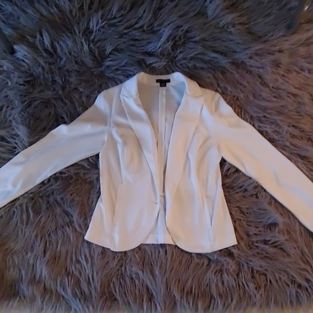 Women's Soft Blazer-white